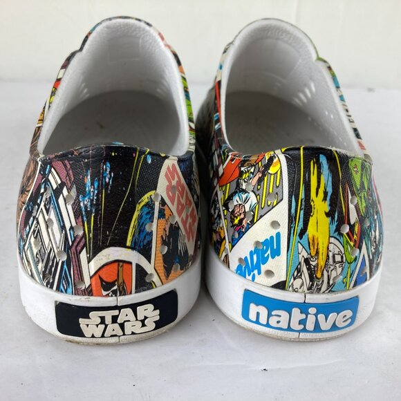 Rare Native x Star Wars Jefferson All Over Print Slip On Shoes Men's 6/Women 8 - Picture 7 of 10